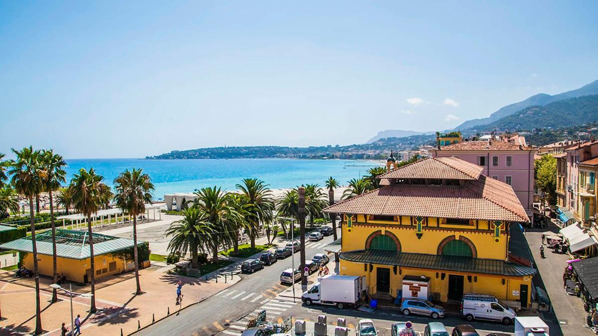 Charmant 2 Pieces Vue Sur Mer Et Monte-Carlo A Roquebrune Cap Martin Bagian luar foto