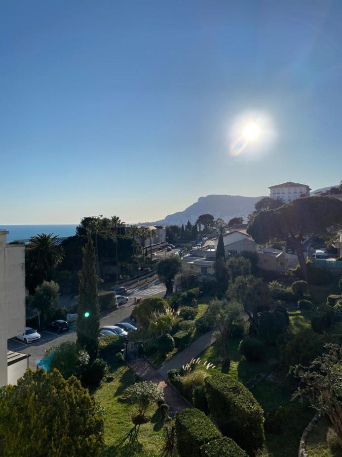 Charmant 2 Pieces Vue Sur Mer Et Monte-Carlo A Roquebrune Cap Martin Bagian luar foto